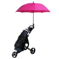 Automatic carbon fiberglass straight golf bag umbrella with uv protection