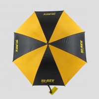 Custom logo  windproof umbrella with sliver coated splice design